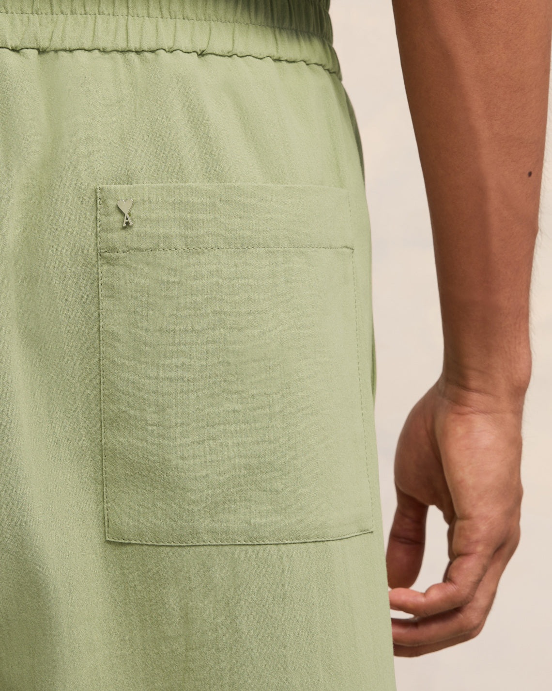 ELASTICATED WAIST BERMUDA SHORTS - 5