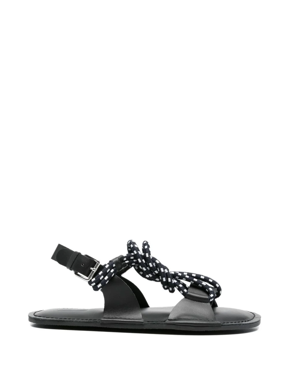 braided-yarn sandals - 1