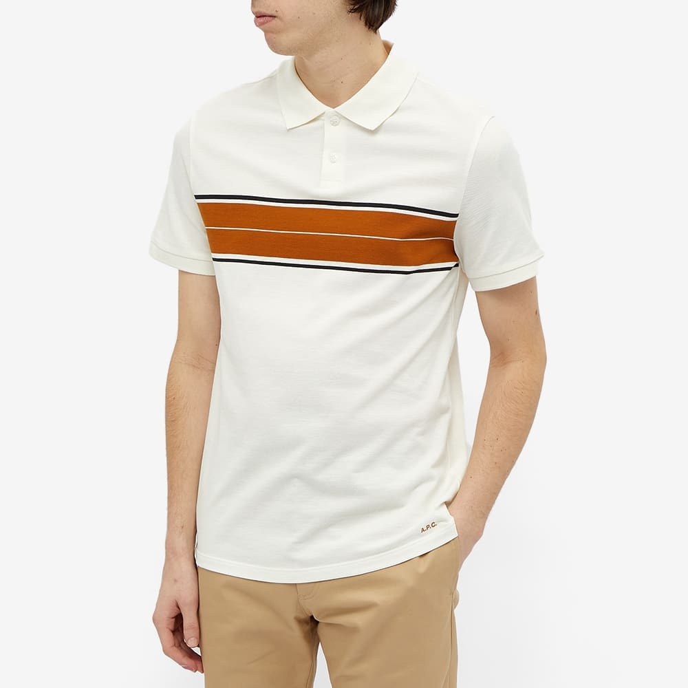 A.P.C. Ruben Stripe Polo - 5