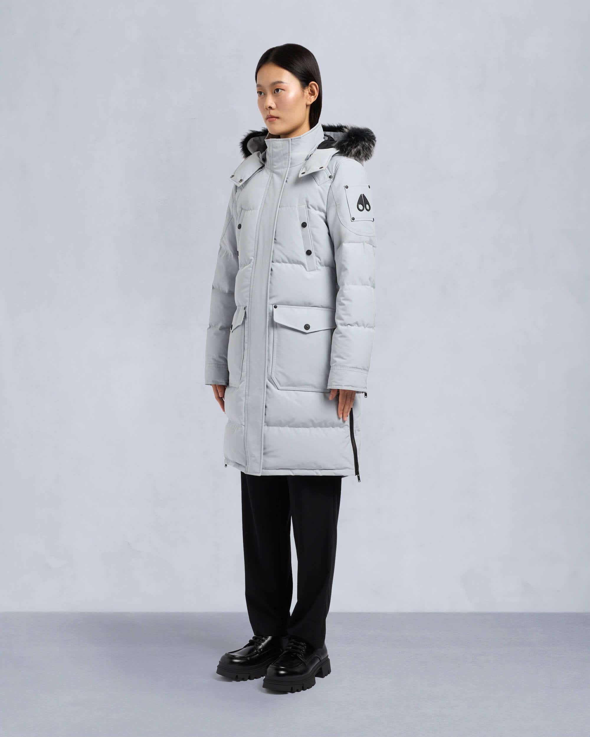 ONYX SHEARLING CAUSAPSCAL PARKA - 3