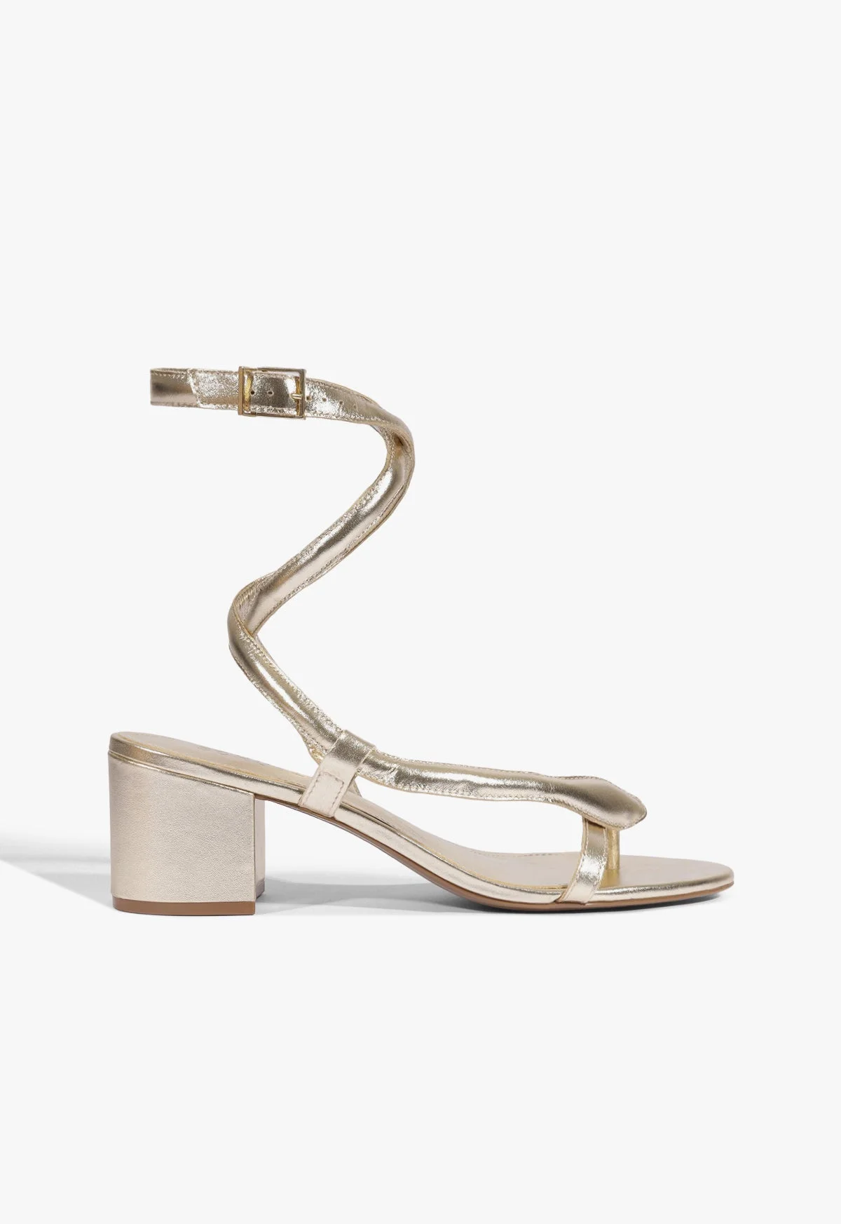 Cleo Metallic Leather Sandal - 1