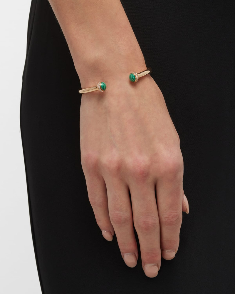 Piaget Possession 18K Rose Gold & Malachite Cabochon Bracelet outlook