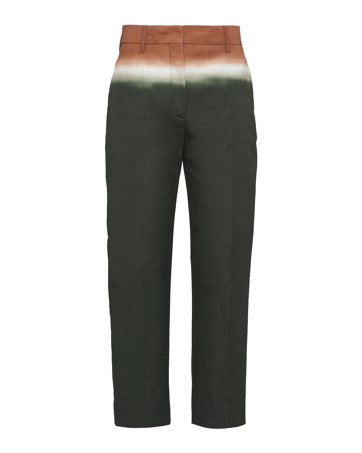 Cotton poplin trousers - 1