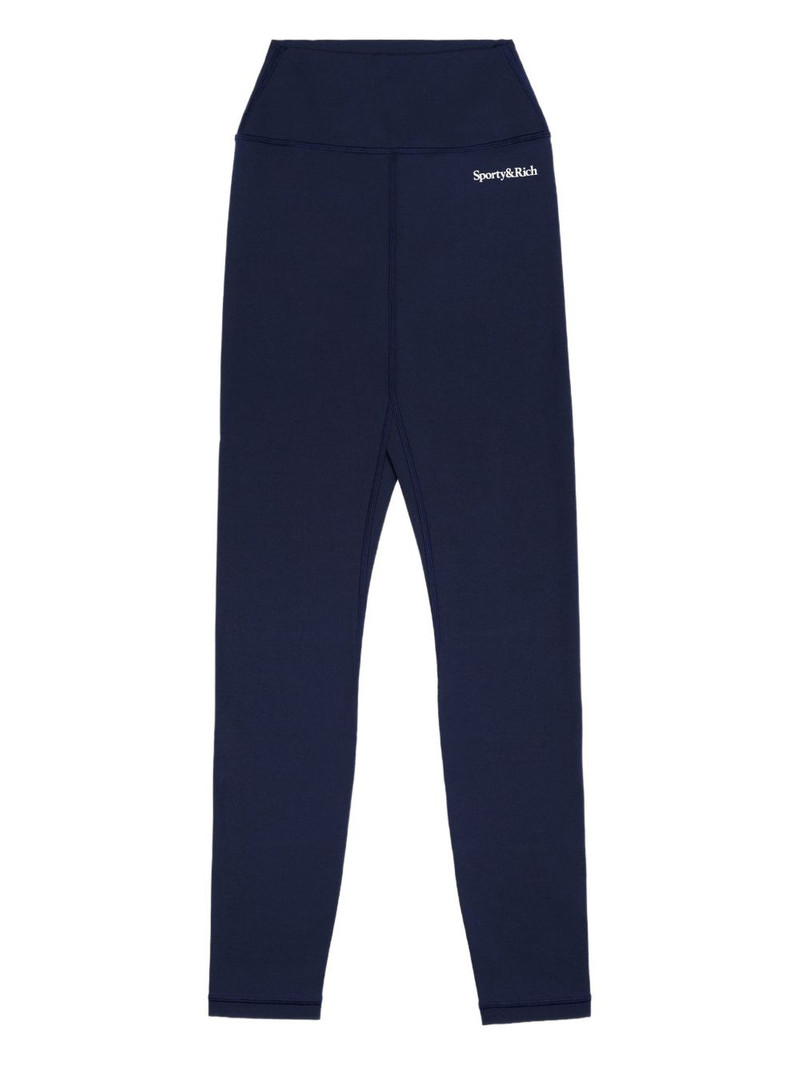 high-rise logo performance trousers 1