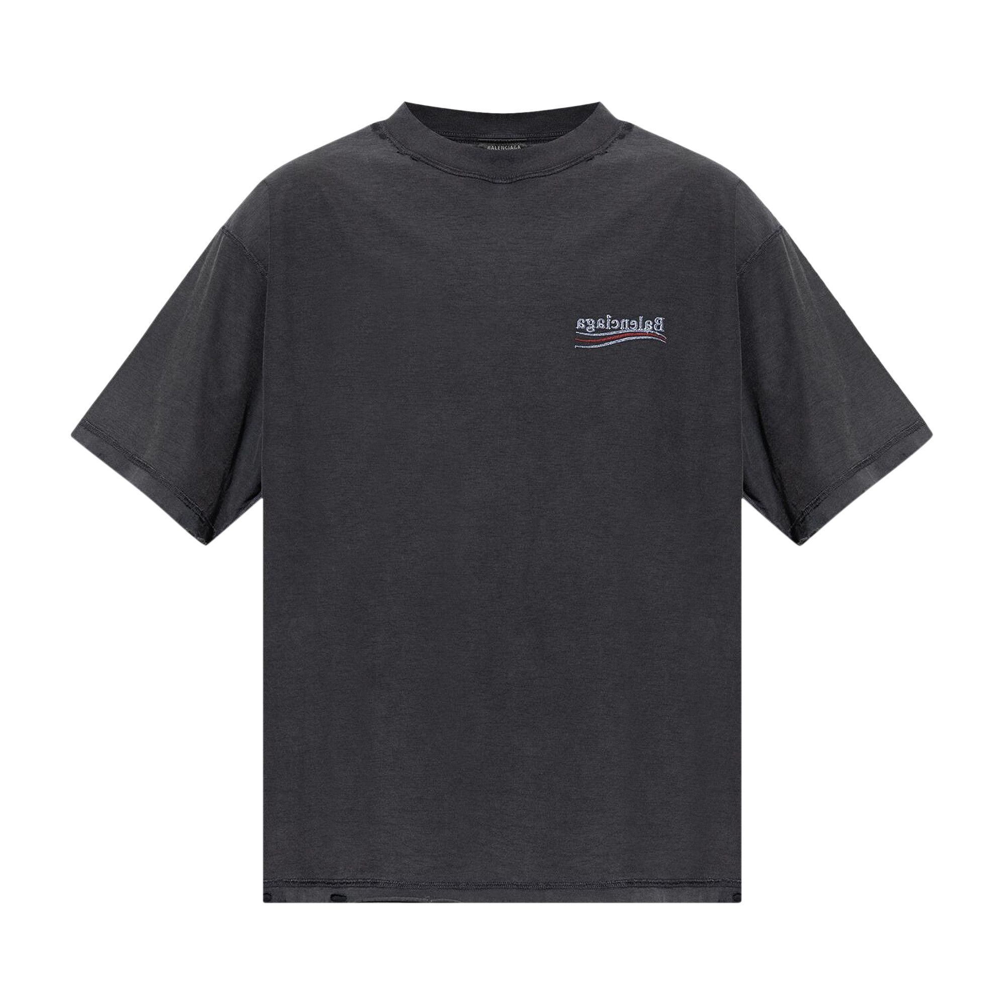 Balenciaga Inside Out T-Shirt 'Black/White/Red' - 1