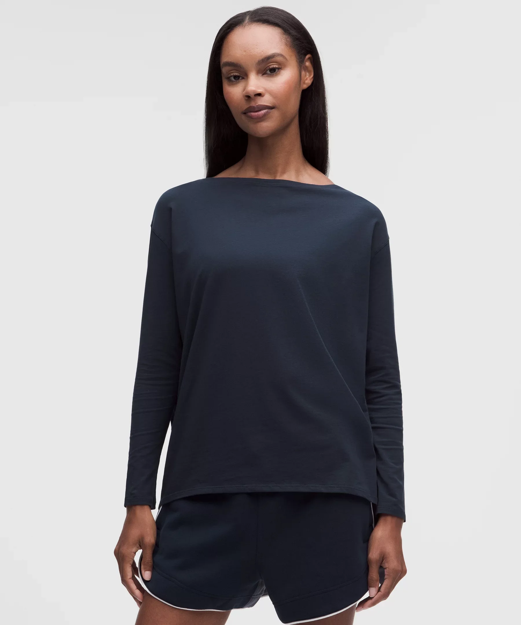 Back In Action Organic Cotton-Blend Long-Sleeve Shirt - 1