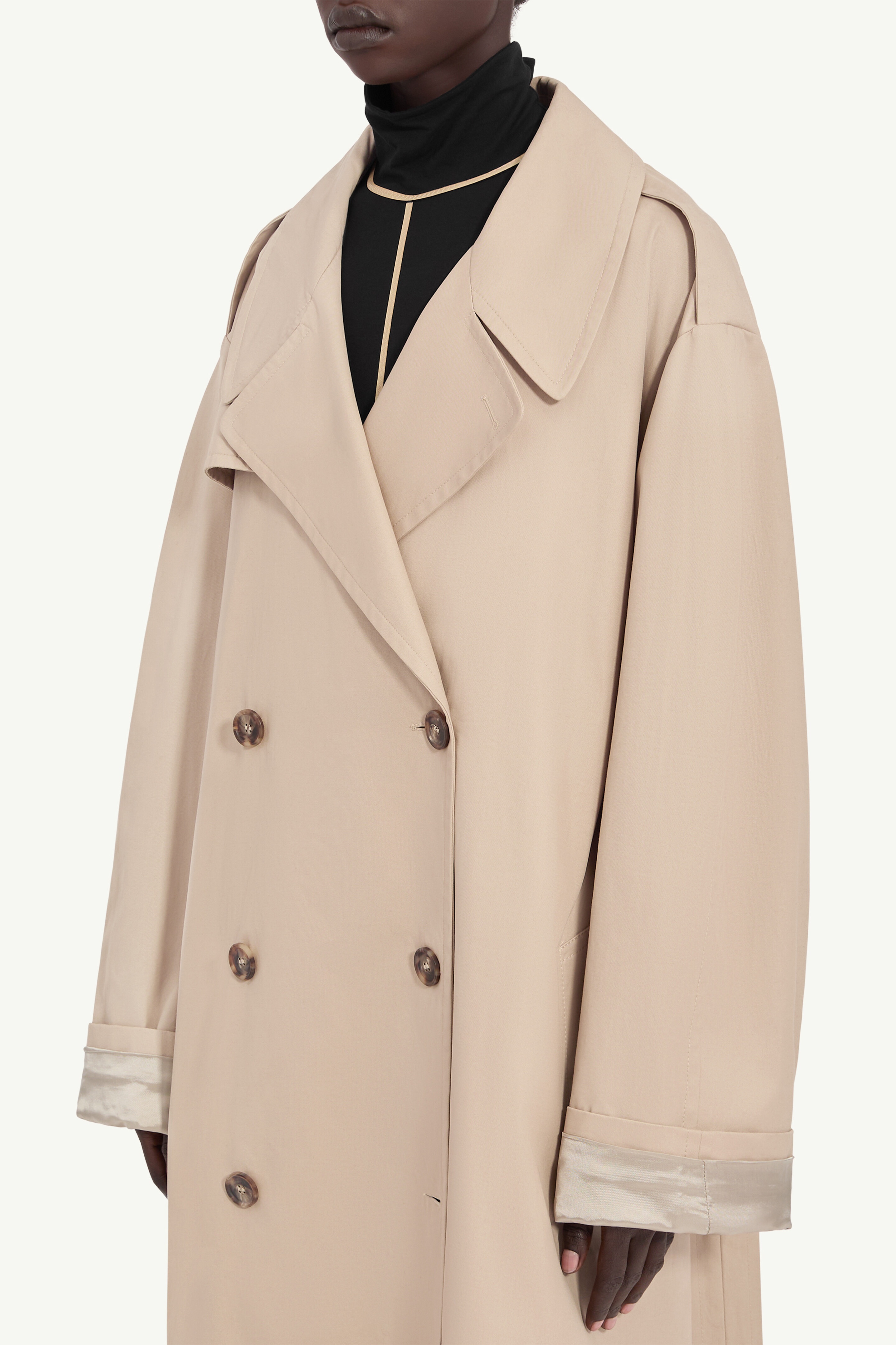 Cotton trench coat - 5