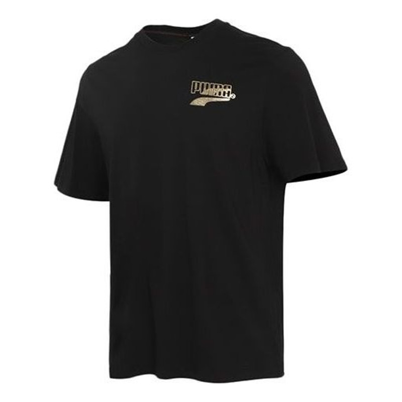 PUMA Team Graphic T-Shirt 'Black' 532704-01 - 1