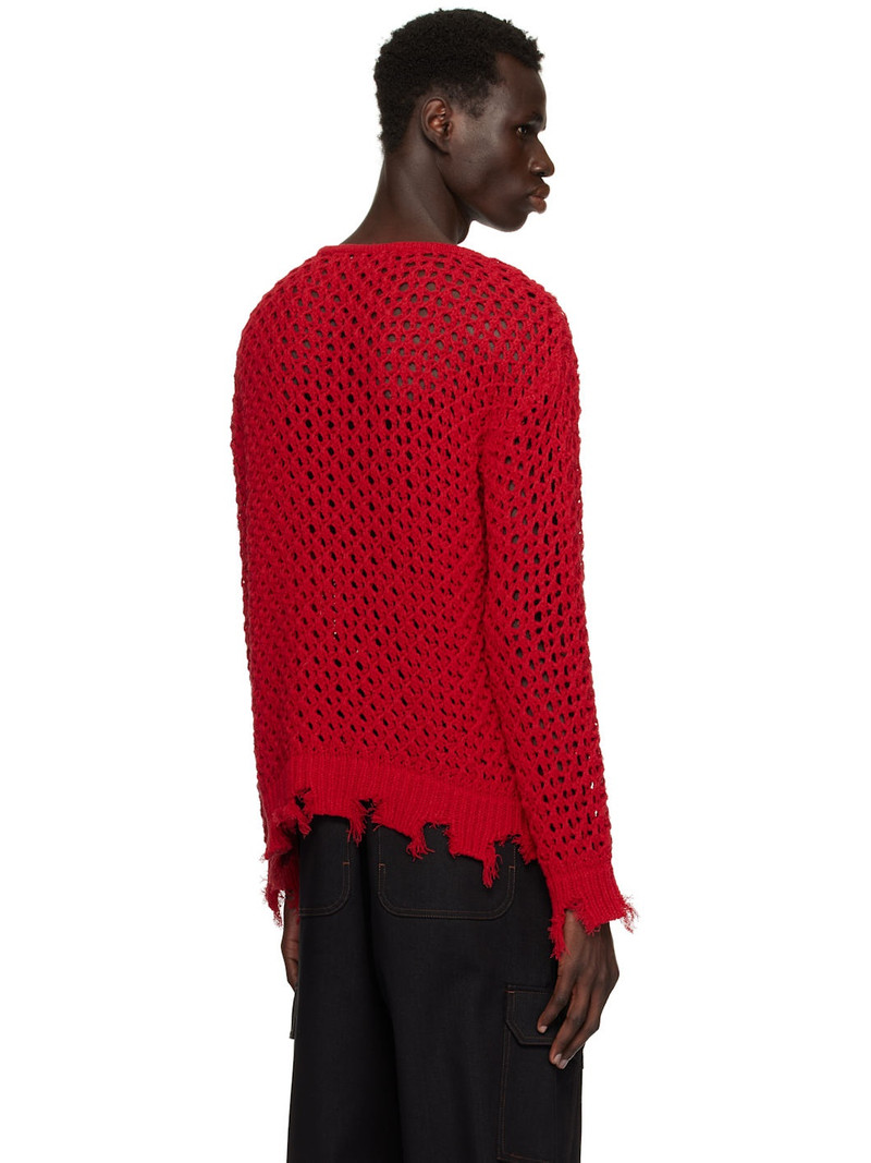 Red Damaged Sweater 3
