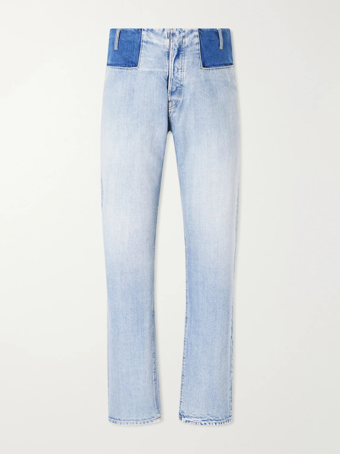 Waistless Straight-Leg Jeans - 1