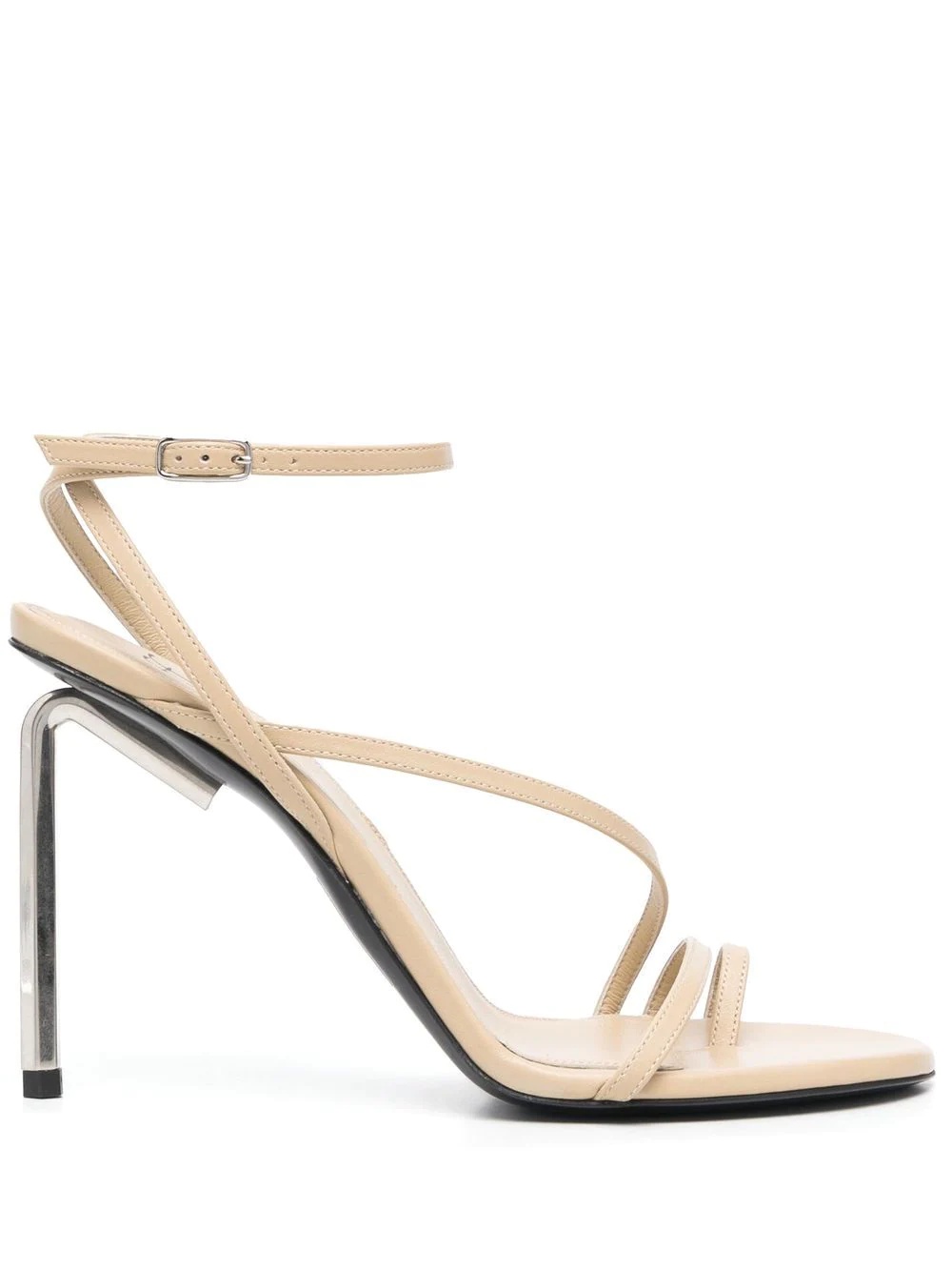 open-toe strap-detail sandals - 1