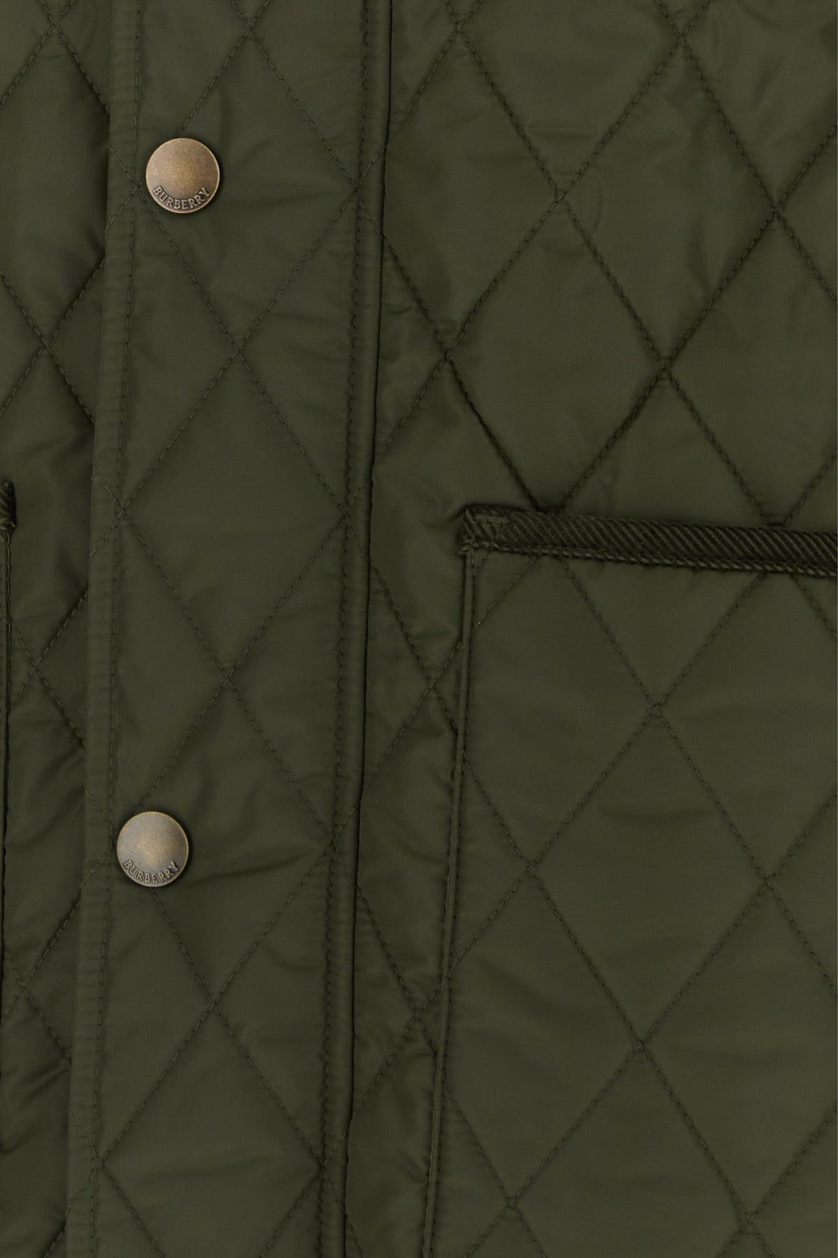 Olive green nylon jacket - 3