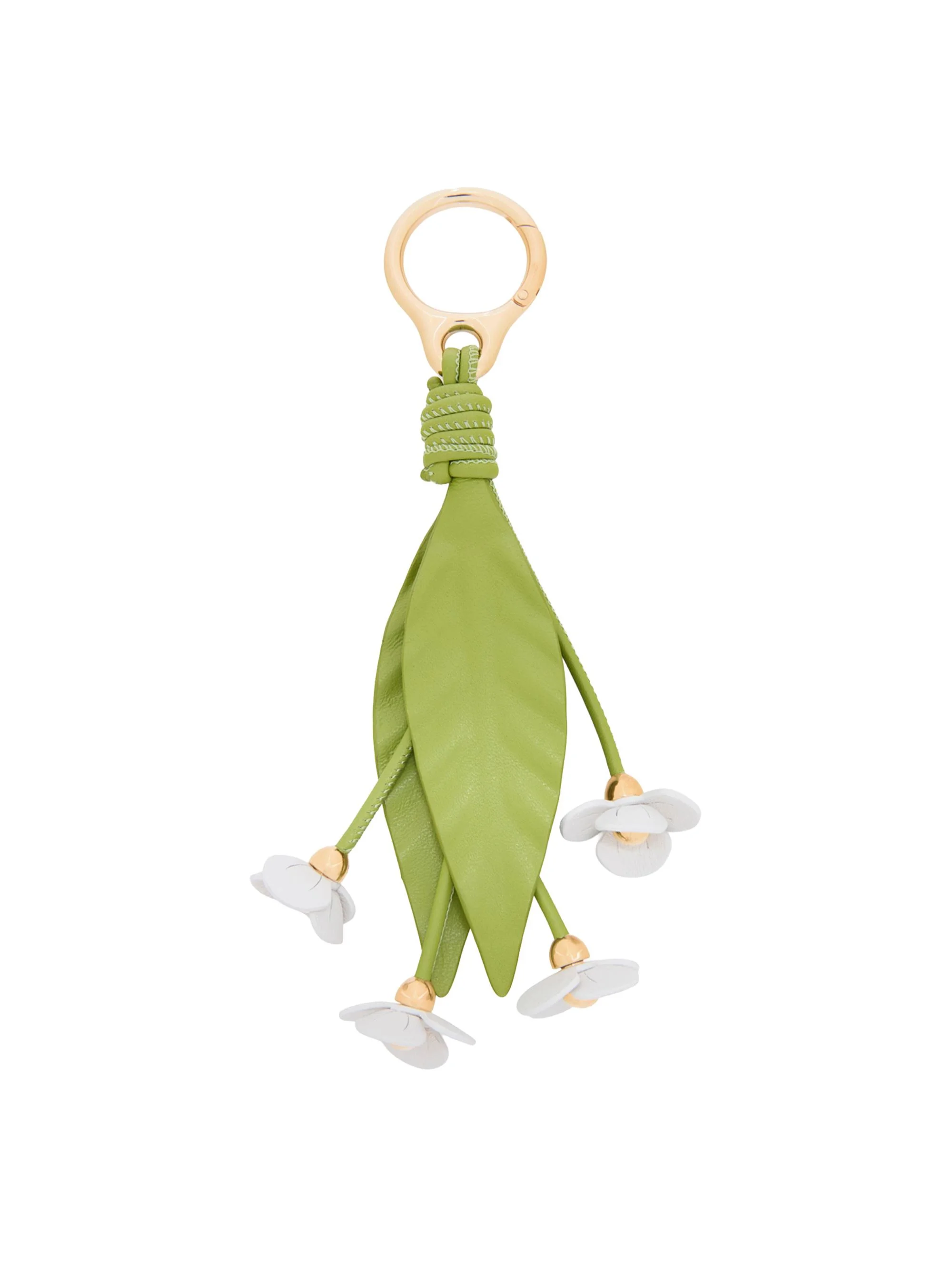 Women's x Paula's Ibiza Strawberry Flower Charm - Green White - 1