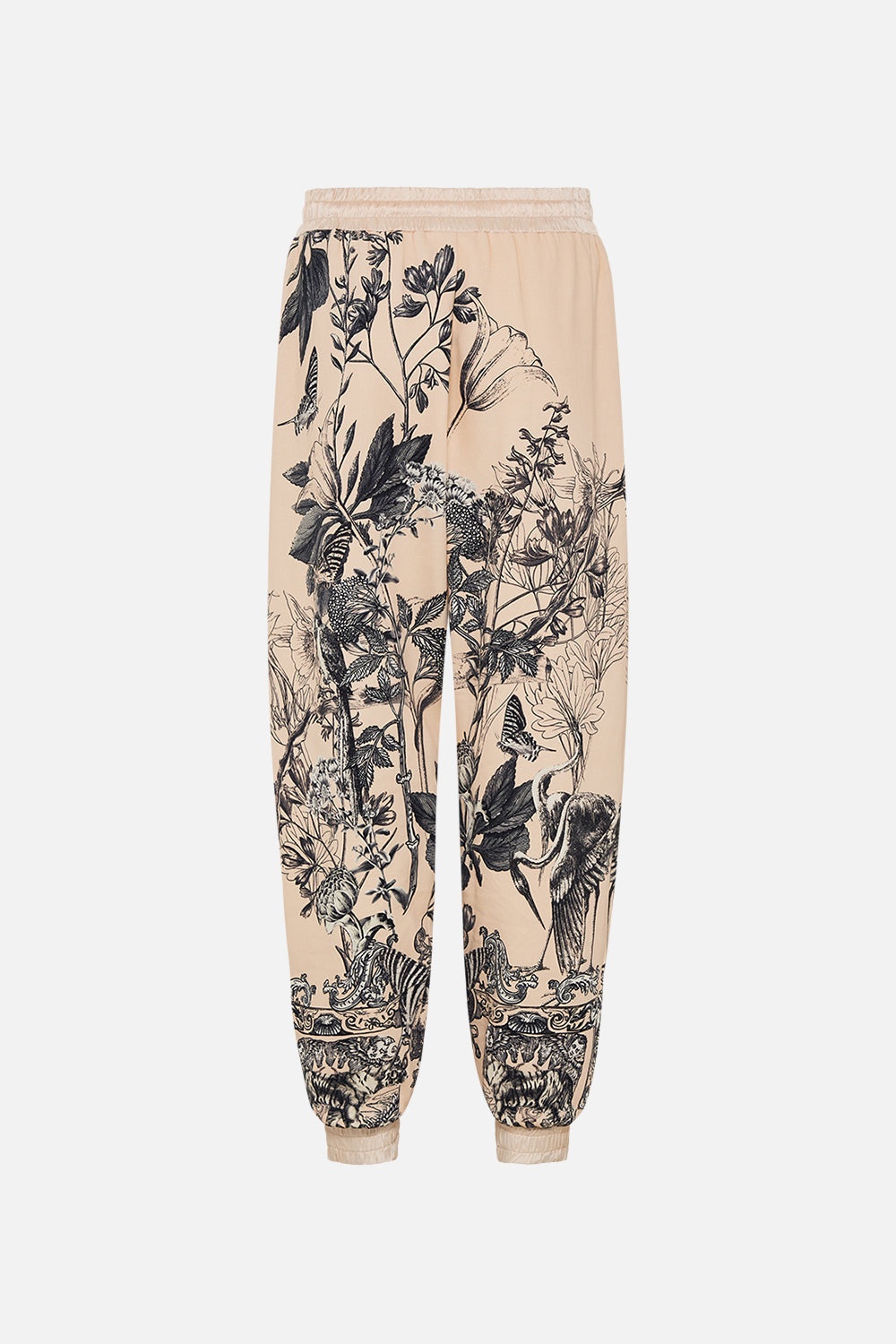 JERSEY TRACK PANT WITH SILK DETAILS - 8