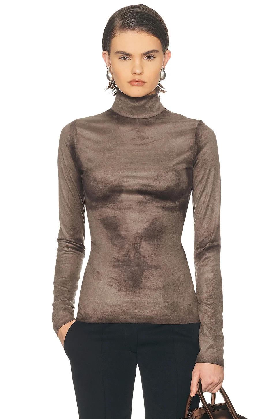 Tarkis Faux Suede Top - 1