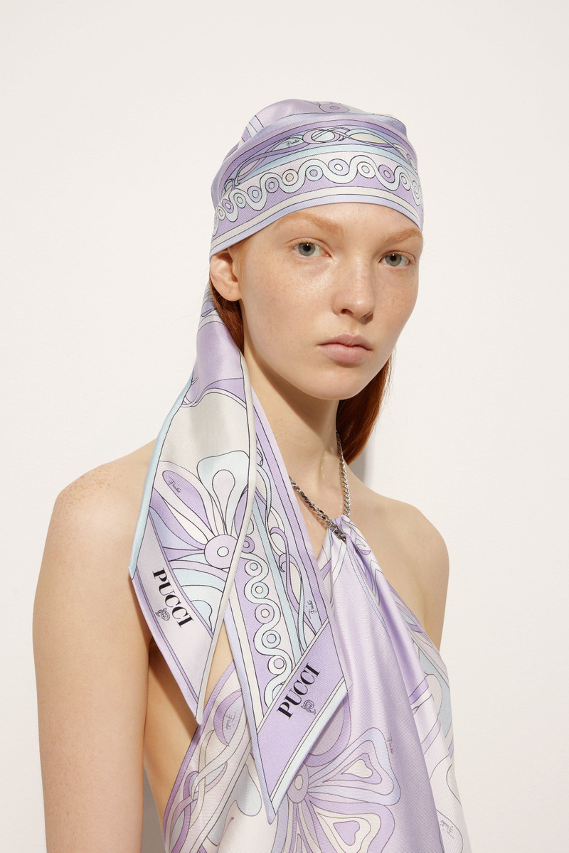 PUCCI ORCHIDEE PRINT SILK TWILL SCARF outlook
