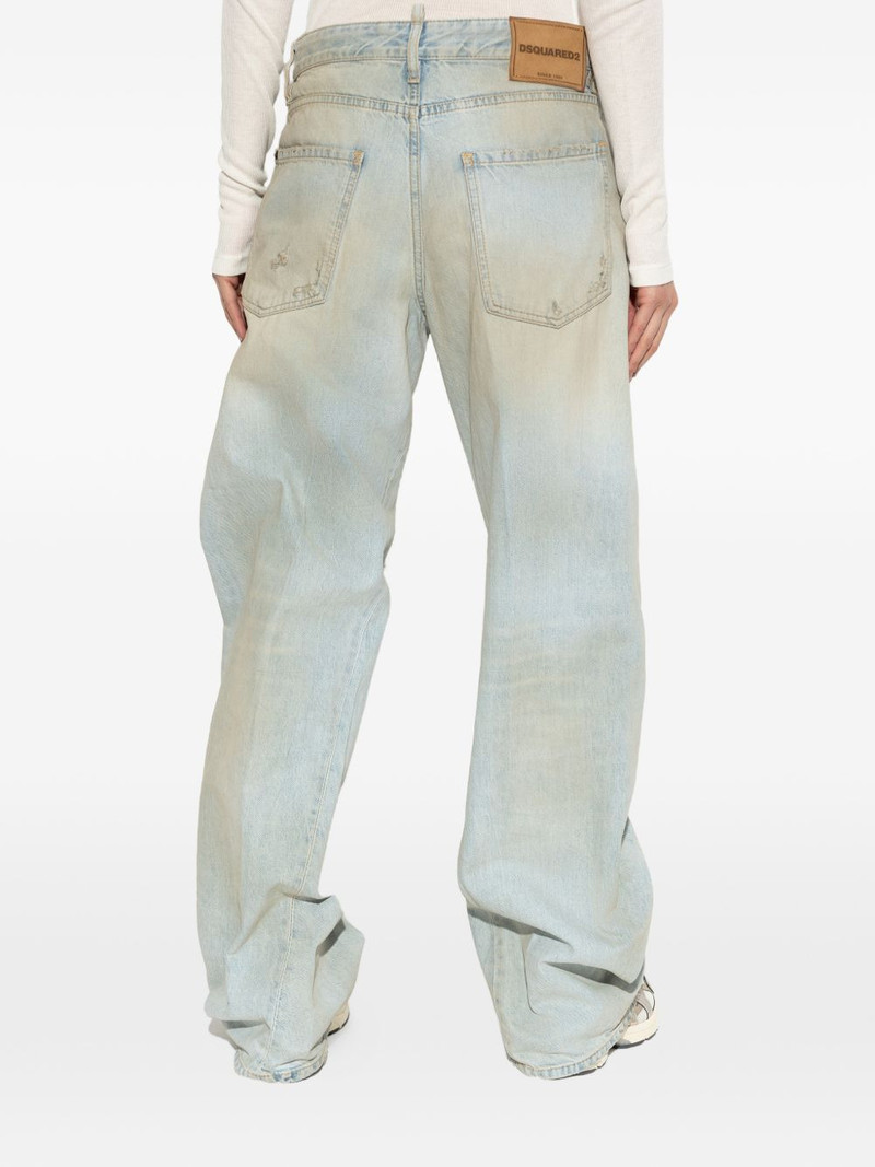 wide-leg ripped jeans 4