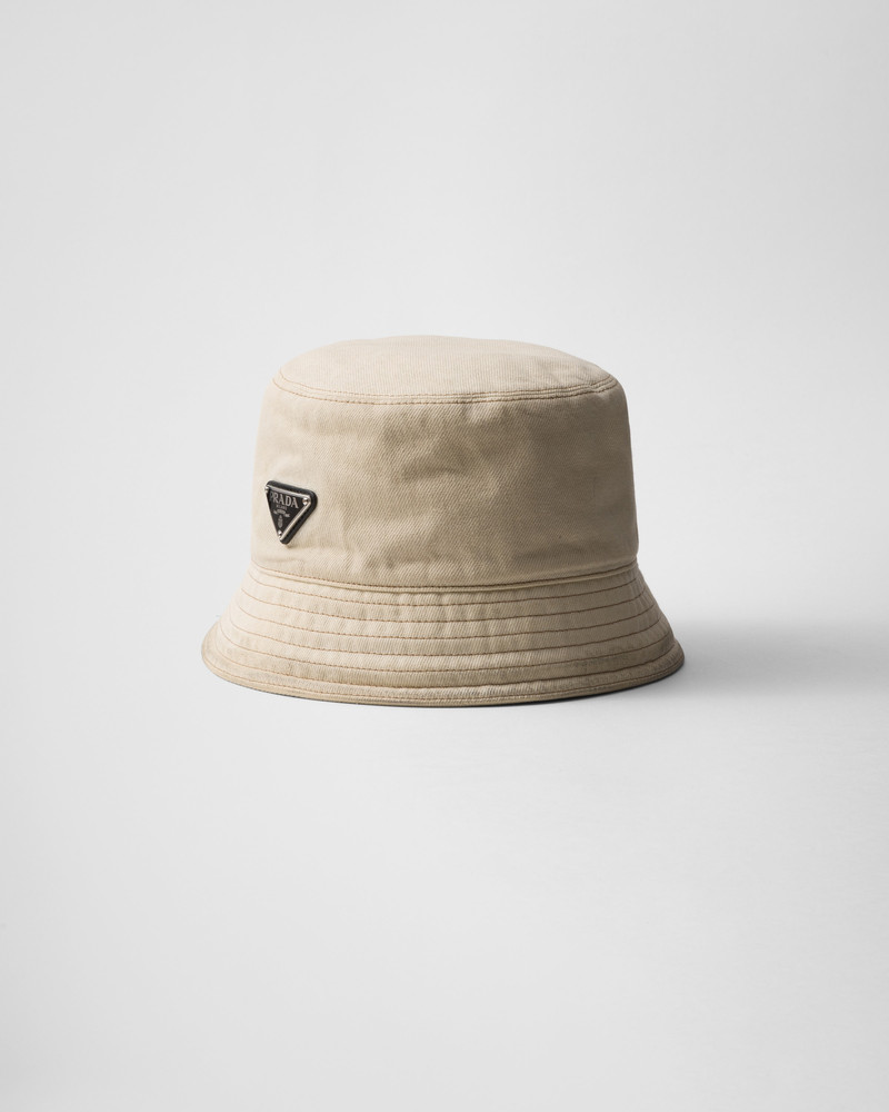 Worn bull-denim bucket hat 1