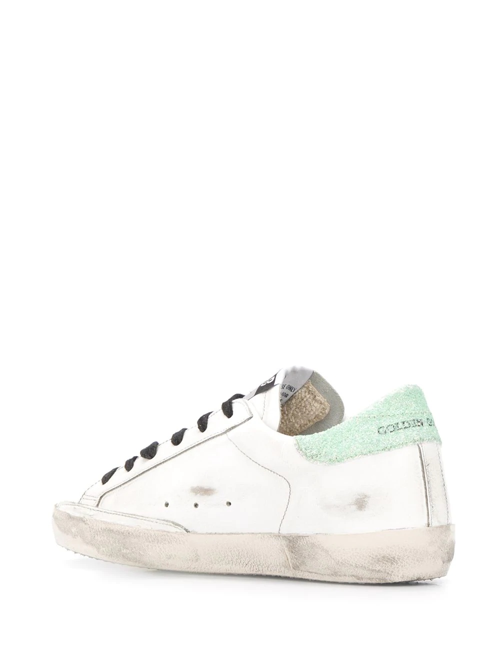 distressed finish sneakers - 3