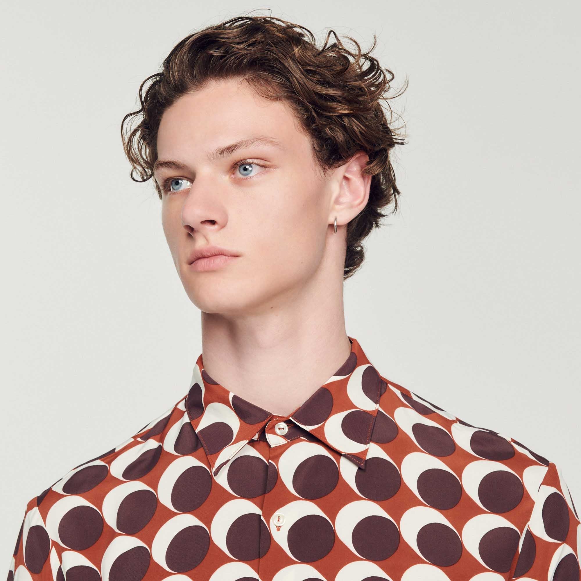 Printed floaty shirt - 4