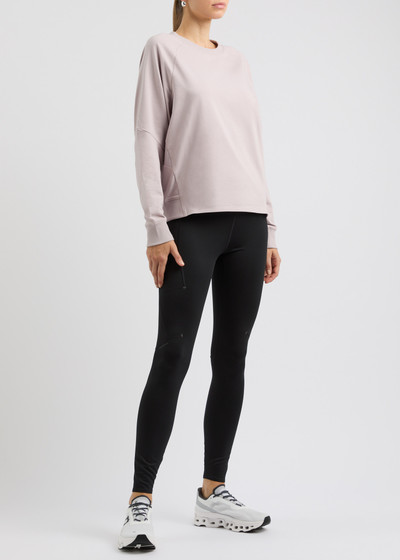 On Movement stretch-jersey sweatshirt outlook