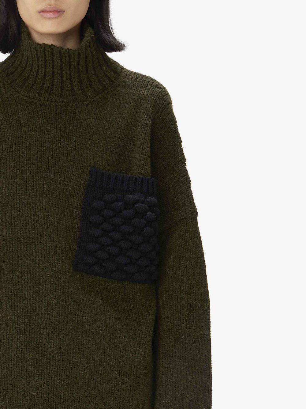 POPCORN PATCH POCKET TURTLENECK JUMPER - 5