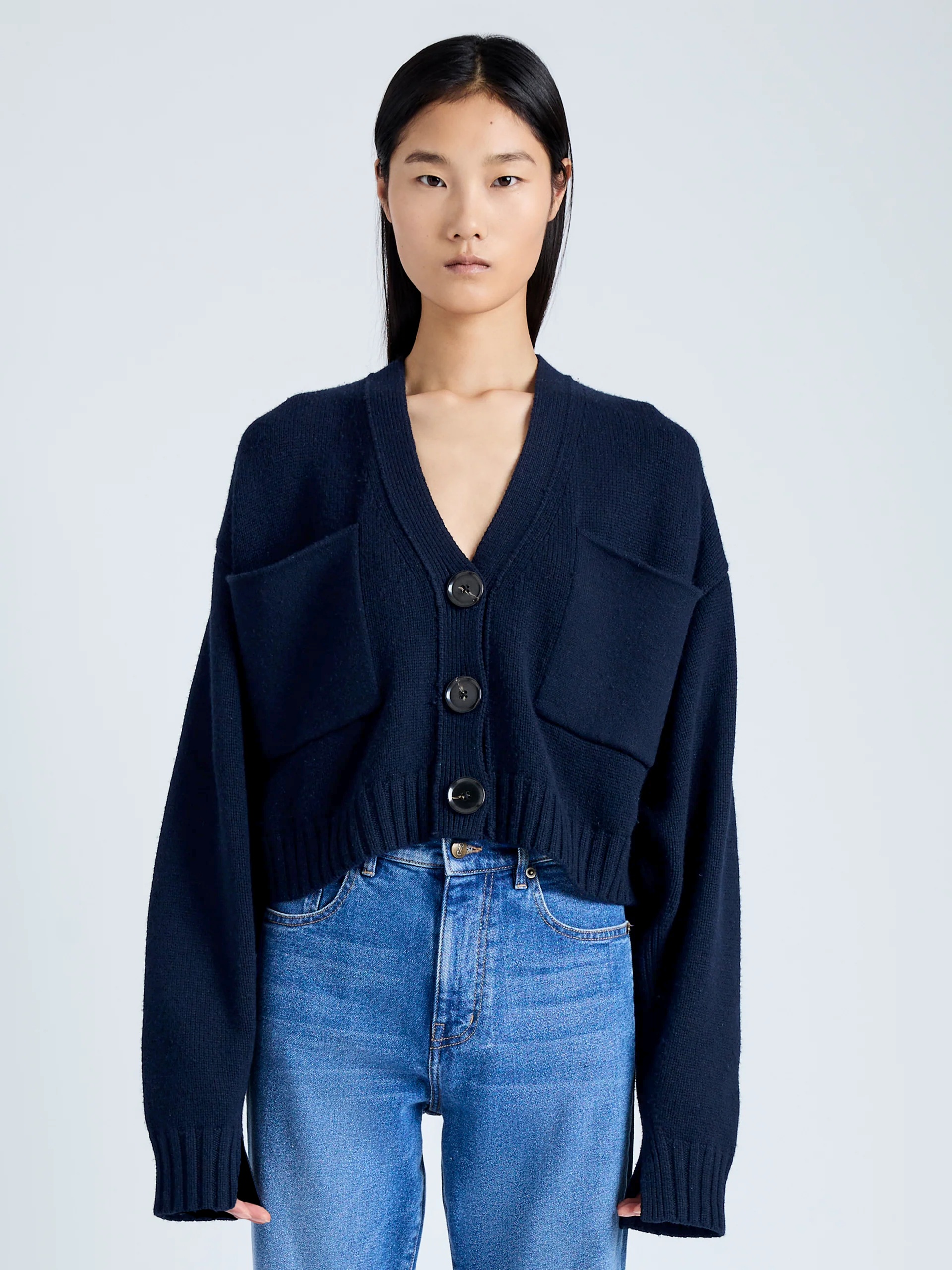 Sofia Cardigan in Eco Cashmere - 2