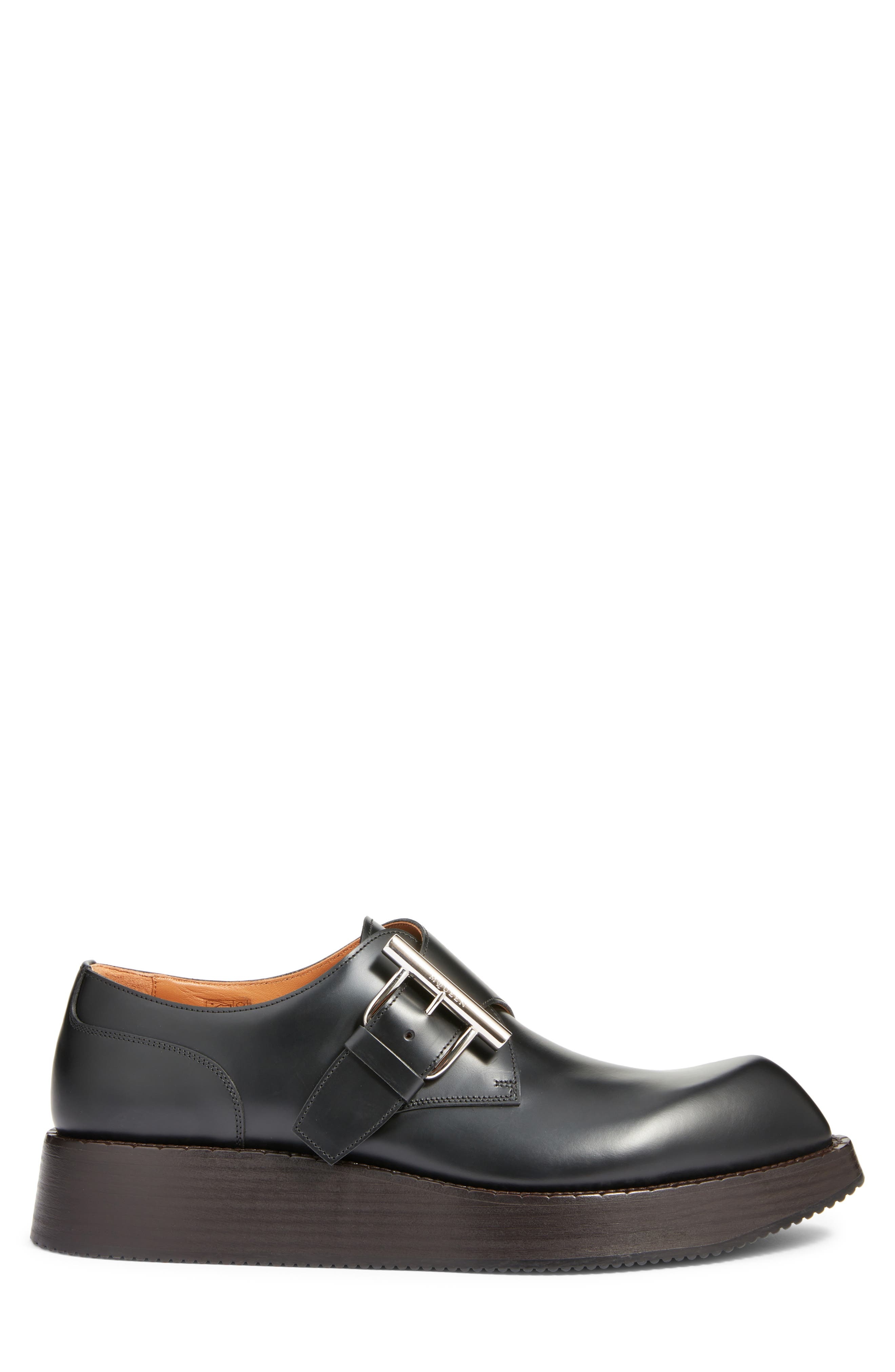 McQueen T-Bar Creeper Loafer in Black/Silver at Nordstrom - 3