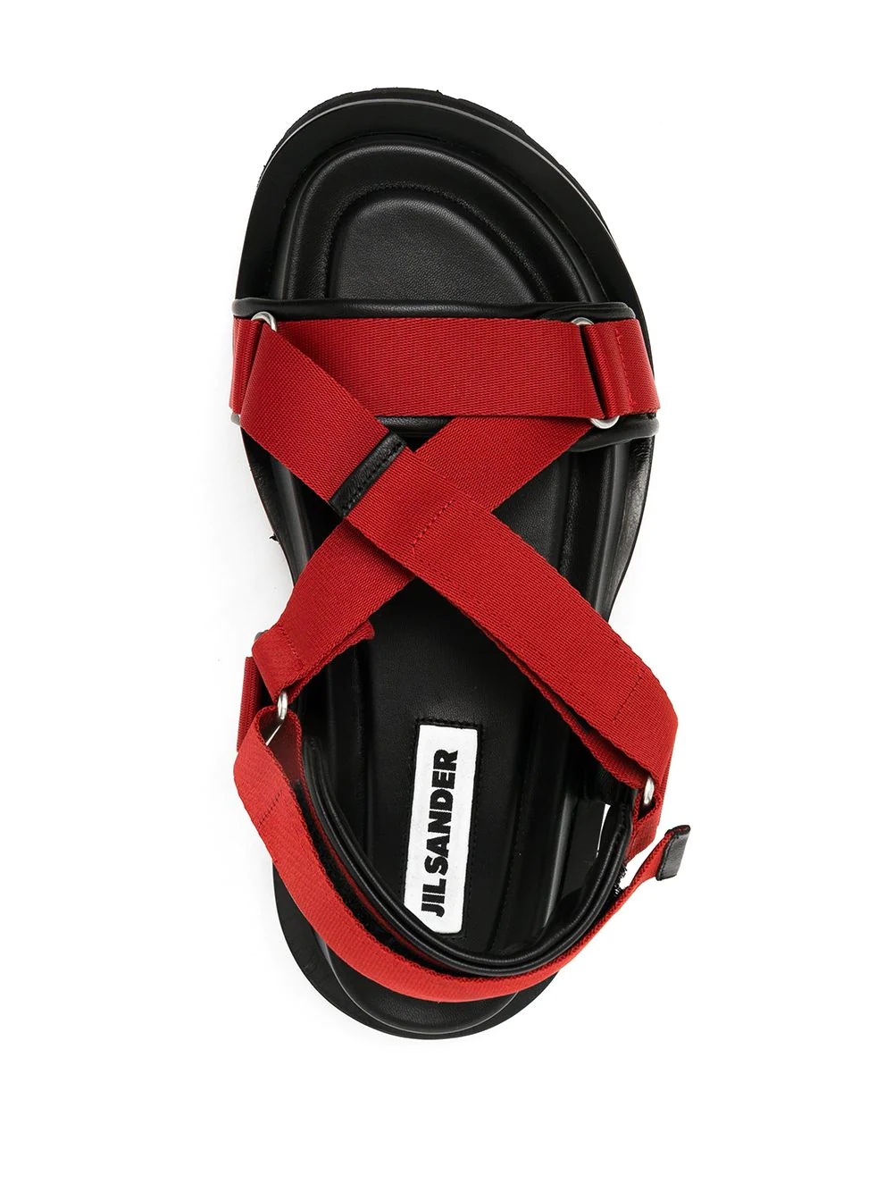 crossover-strap chunky sandals - 4