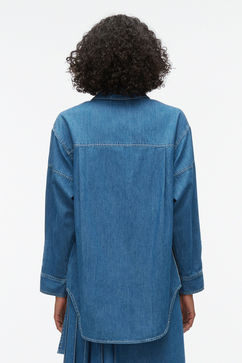 Chambray Oversized Shirt 5