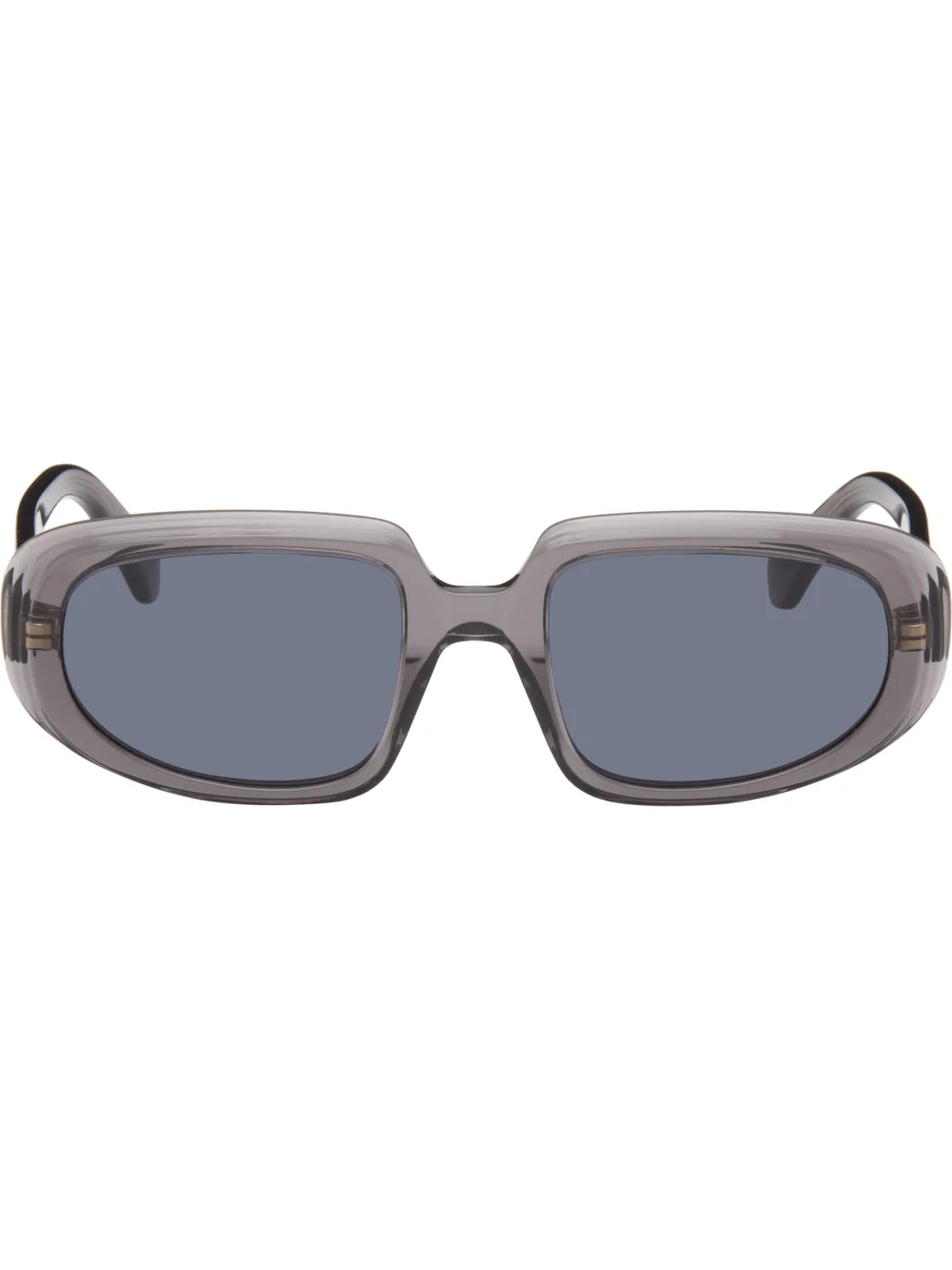 Gray Rectangular Anagram Sunglasses - 1