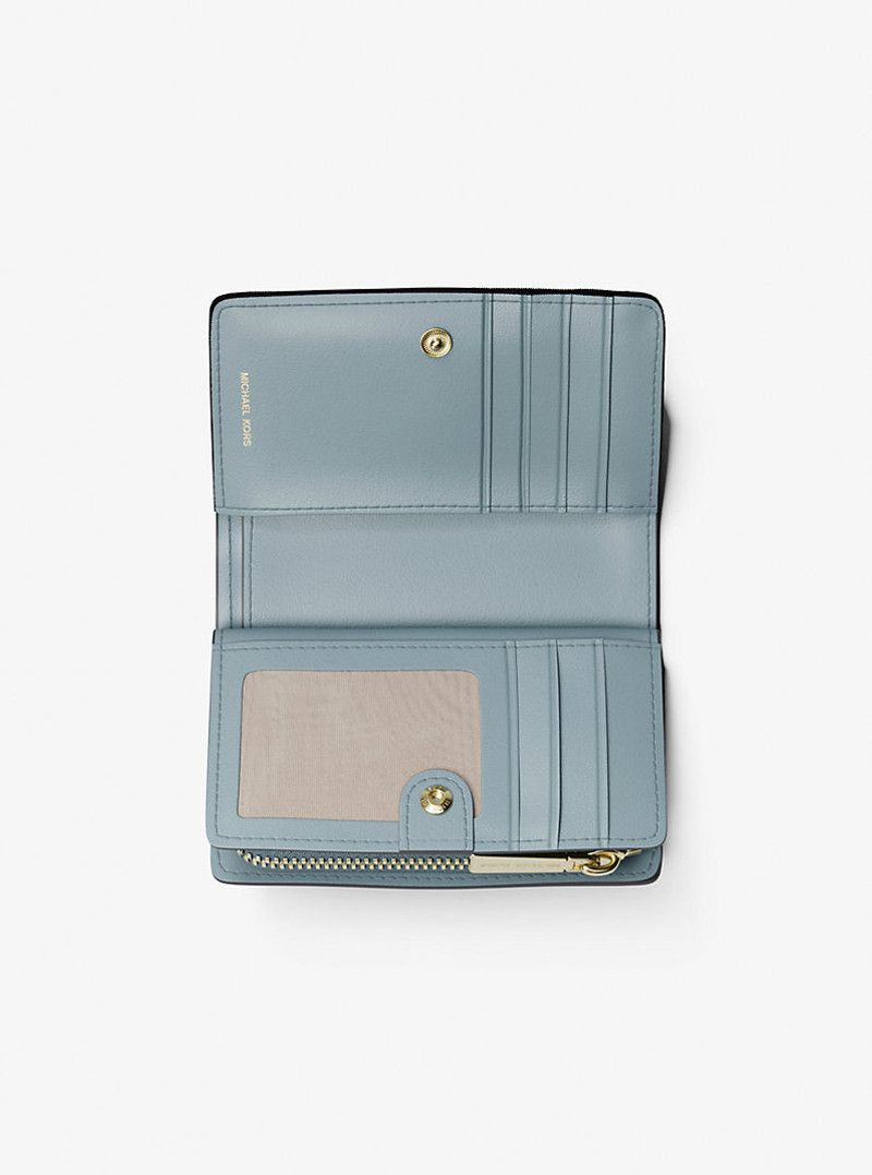 MICHAEL KORS Bryant Medium Pebbled Leather Wallet outlook