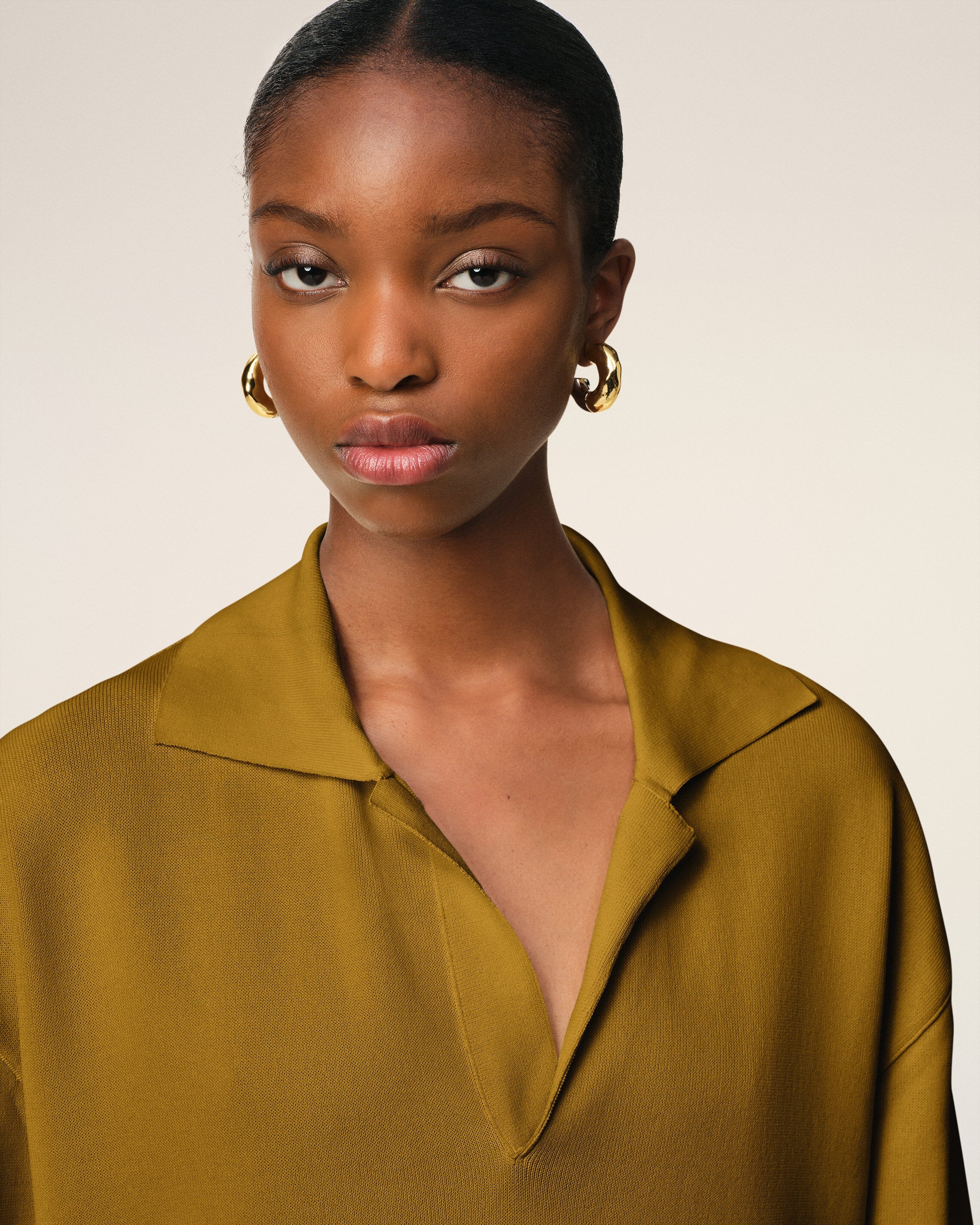 MUSTARD SHORT SLEEVE POLO - 4