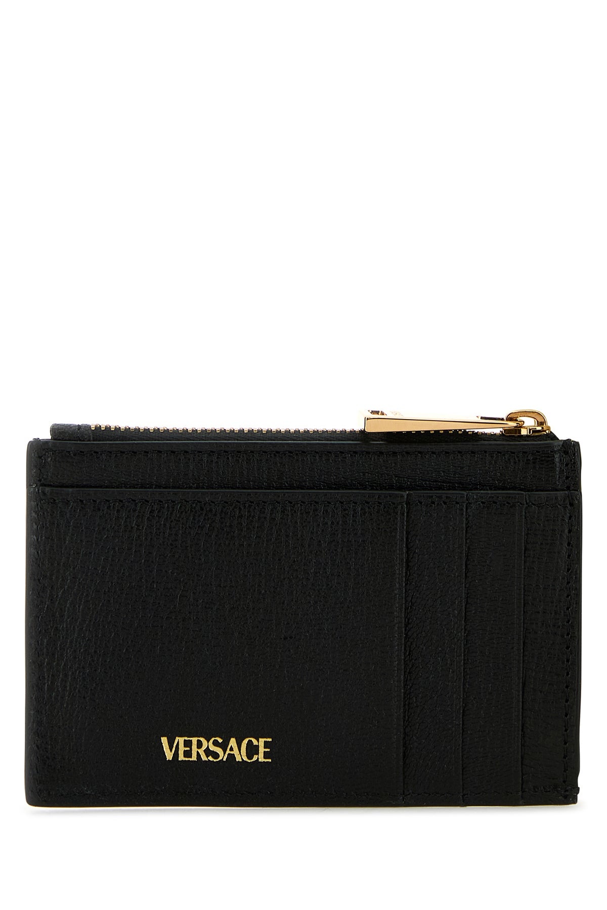 Black leather card holder - 3