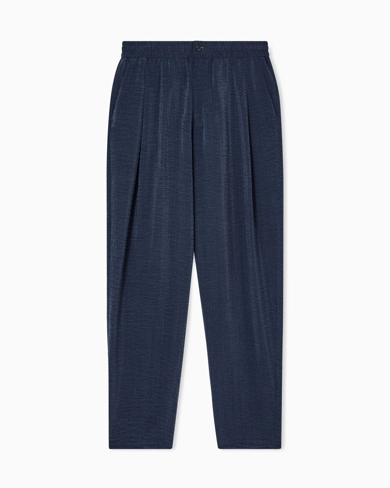 JACQUARD CUPRO FLAT-FRONT TROUSERS - 1