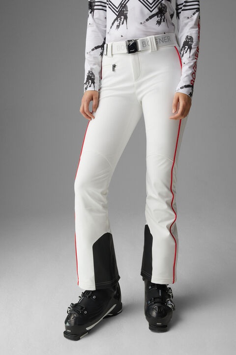 Maddy Ski pants in White/Red - 2