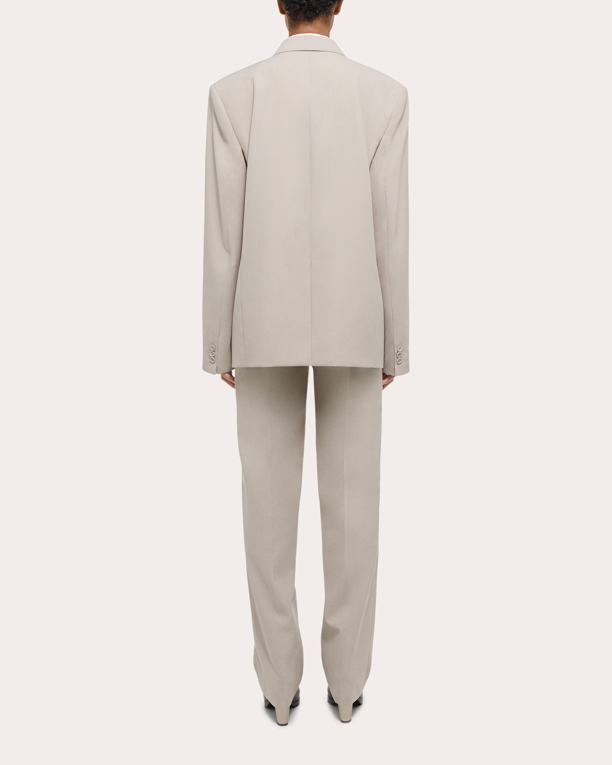 Boxy Wool Blazer - 2