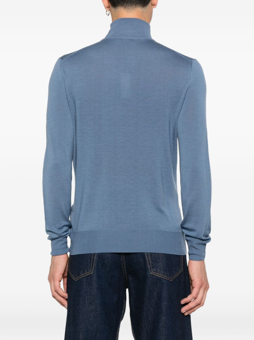 high-neck wool sweater - 4
