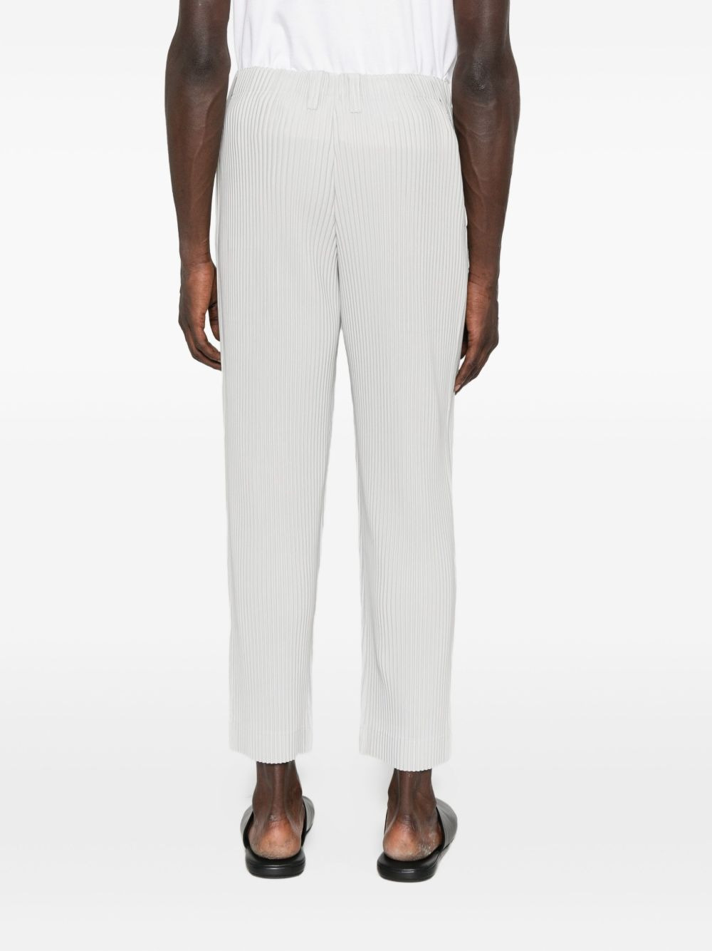 plissé elasticated  trousers - 4