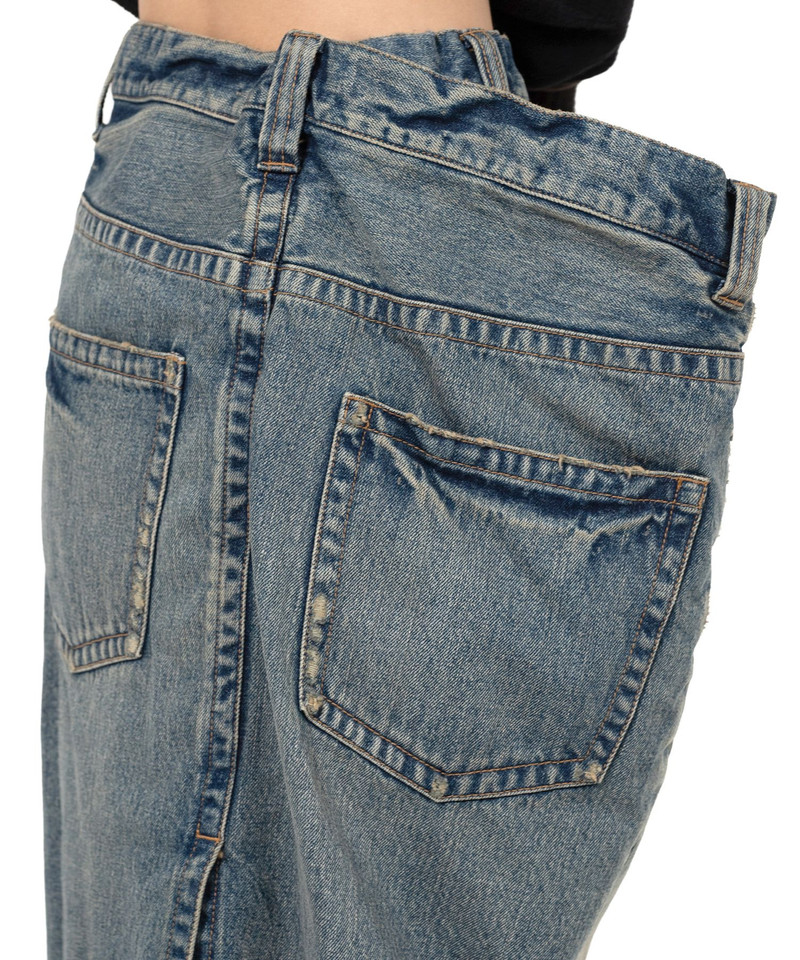 Huge Layered Denim Skirt 16