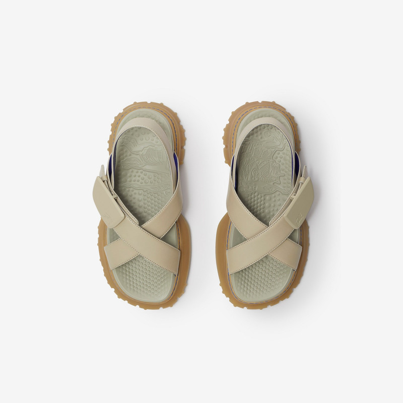 Leather Pebble Sandals 5