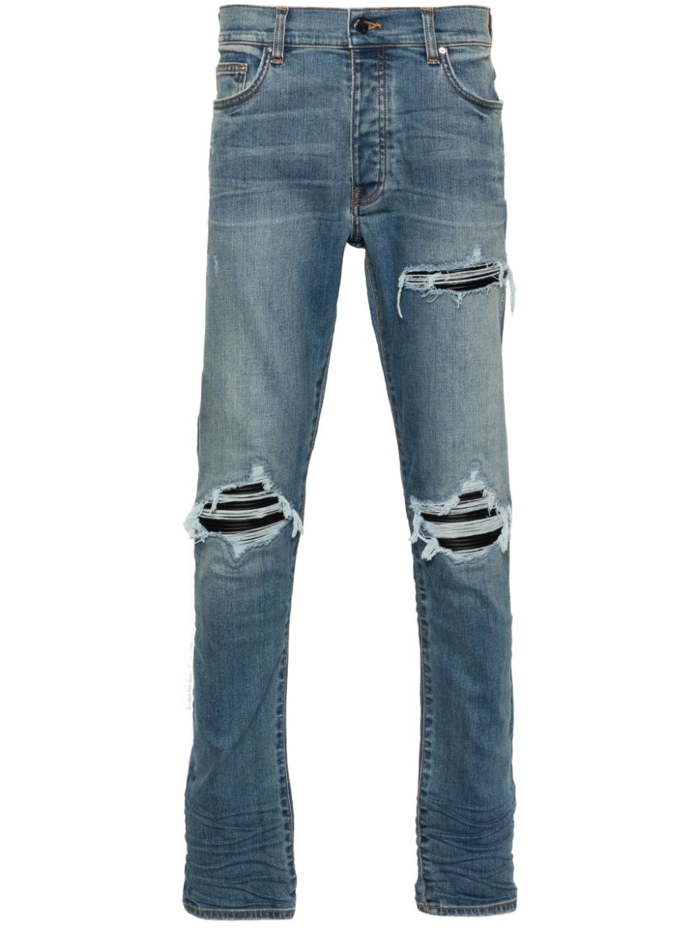 Mx1 Distressed-Effect Skinny Jeans - 1