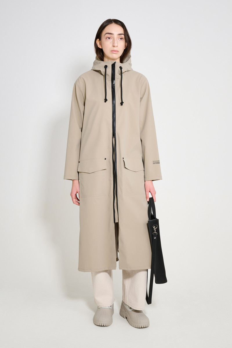Mosebacke Long Patch Raincoat Potato 1