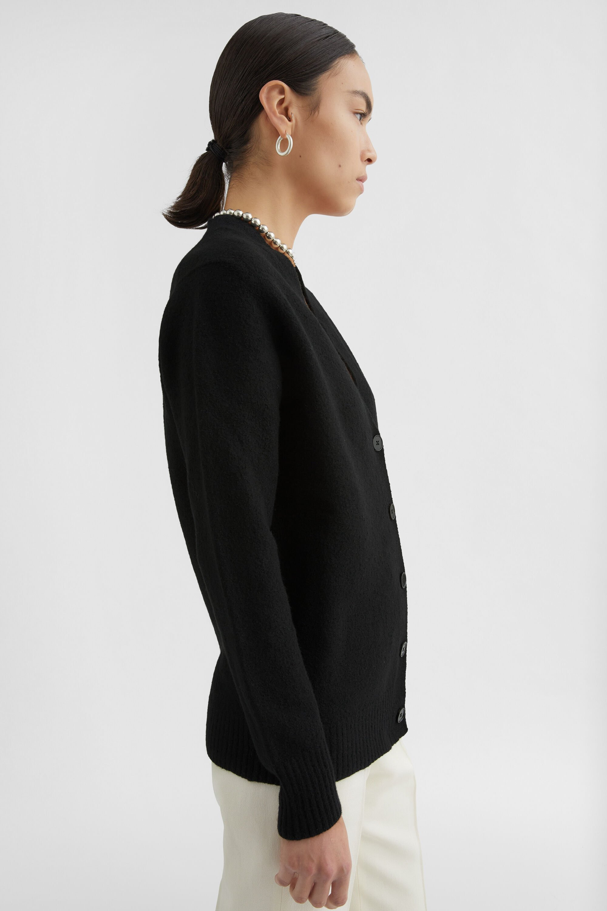 V-Neck Cardigan - 6