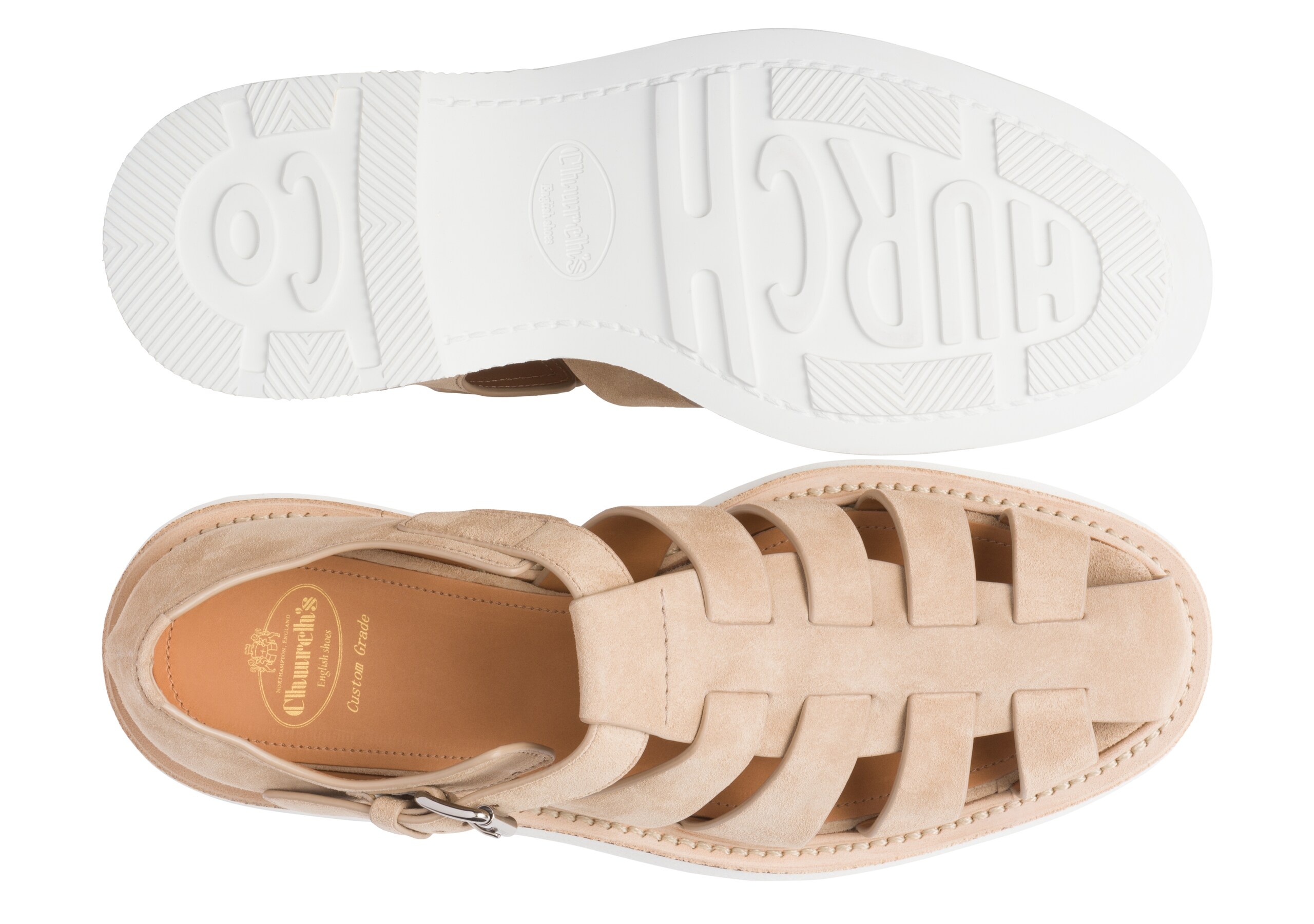 Hove
Soft Suede Sandal Natural - 3
