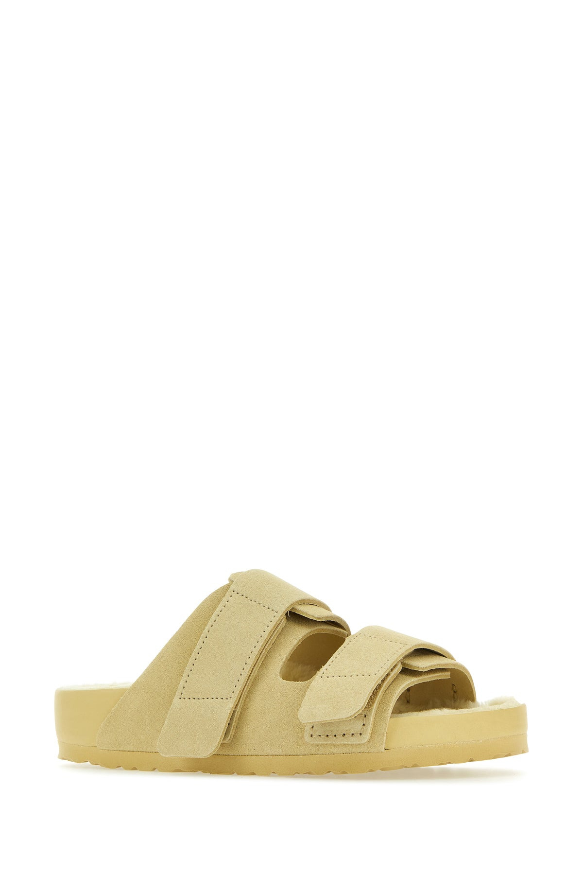Beige suede Birkenstock X Tekla Uji slippers - 2