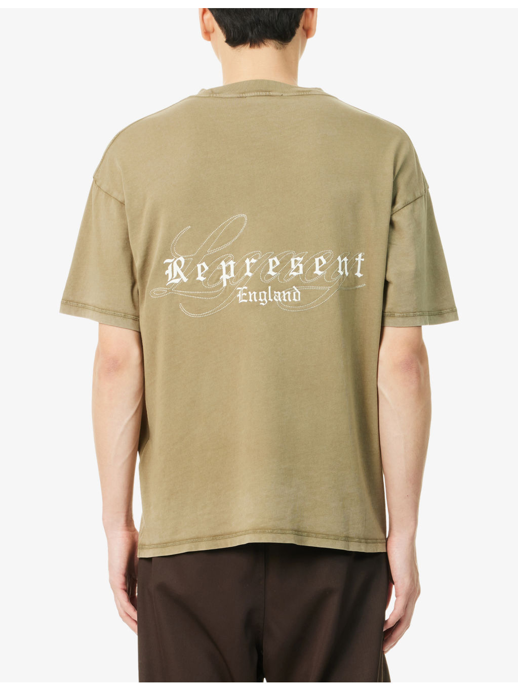England Legacy Embroidered-Logo Short-Sleeves Cotton T-Shirt - 4