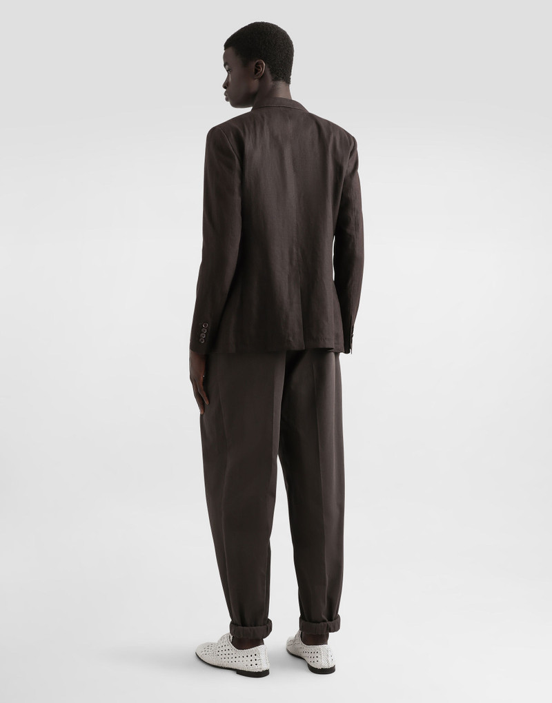 Short-sleeved 실크 jersey 티셔츠와 줄무늬 인쇄 3