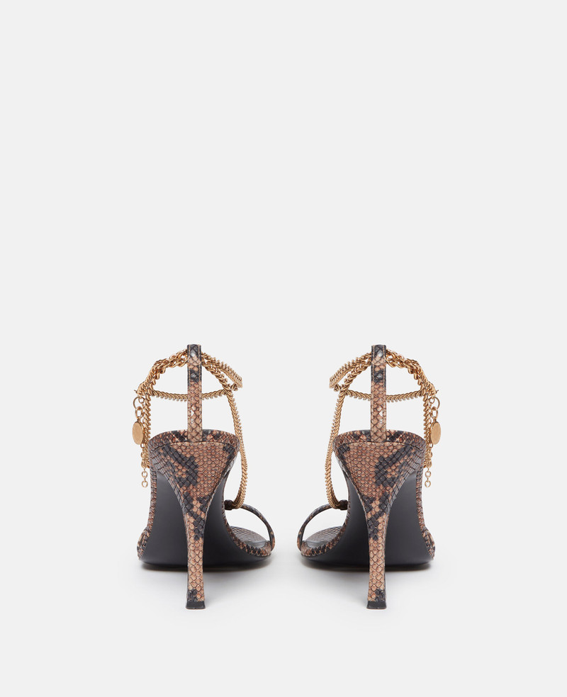 Stella McCartney Stella 100 Python Print Heeled Sandals outlook