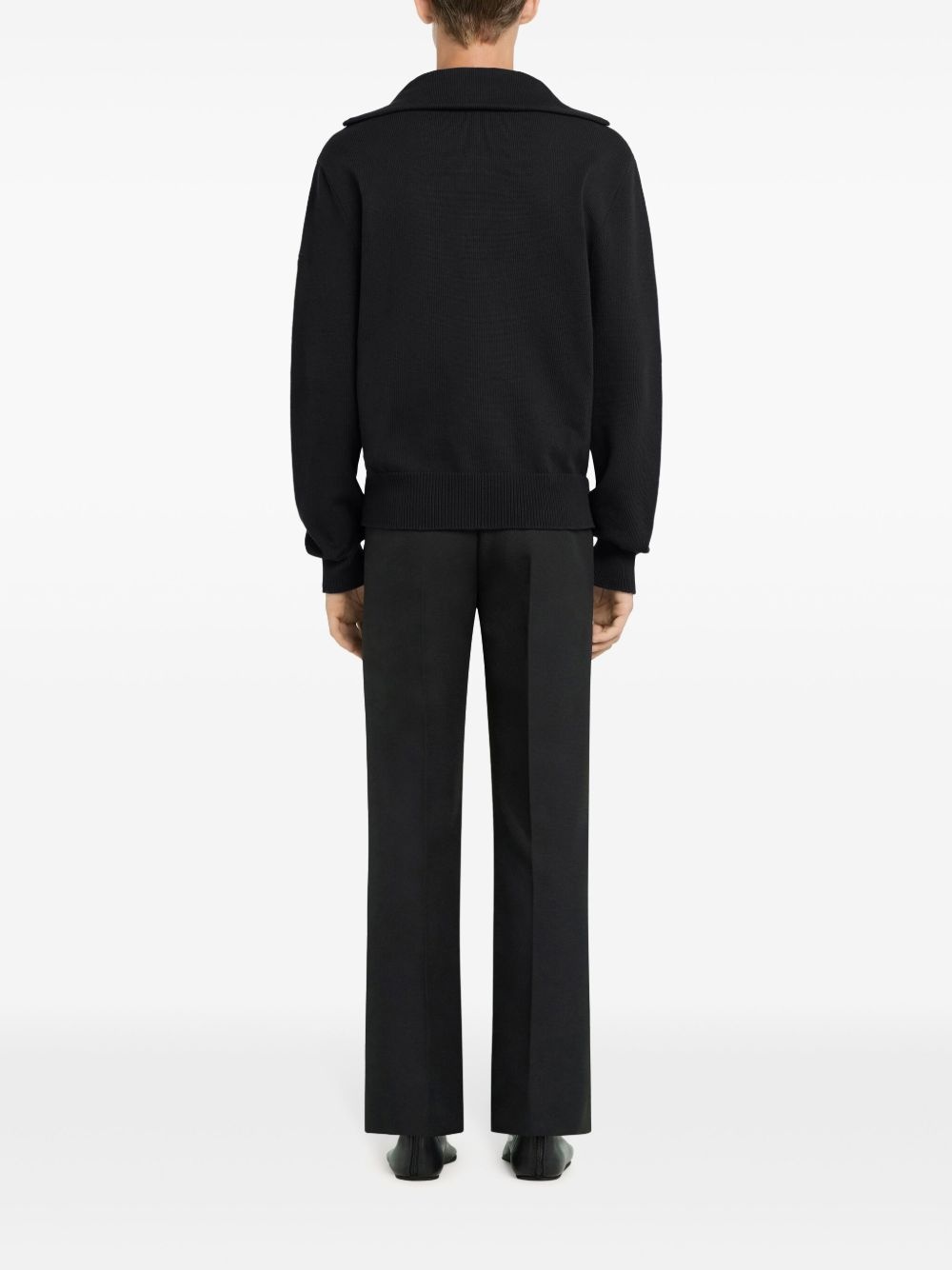 trucker wool sweater - 3